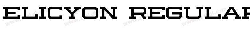 Elicyon Regular字体转换